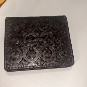 Vintage Coach foldable coin pouch  wallet